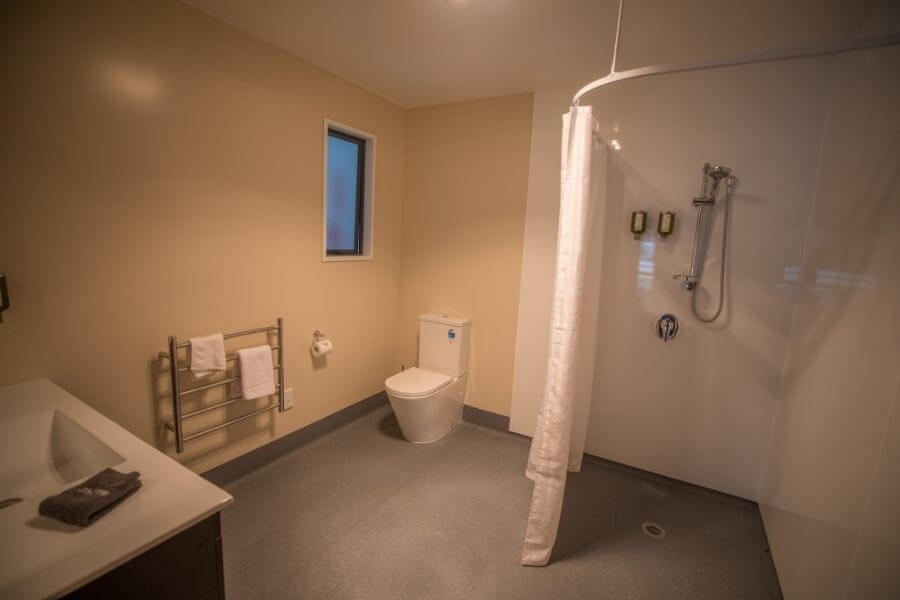 2-Bedroom Units bathroom with shower and toilet